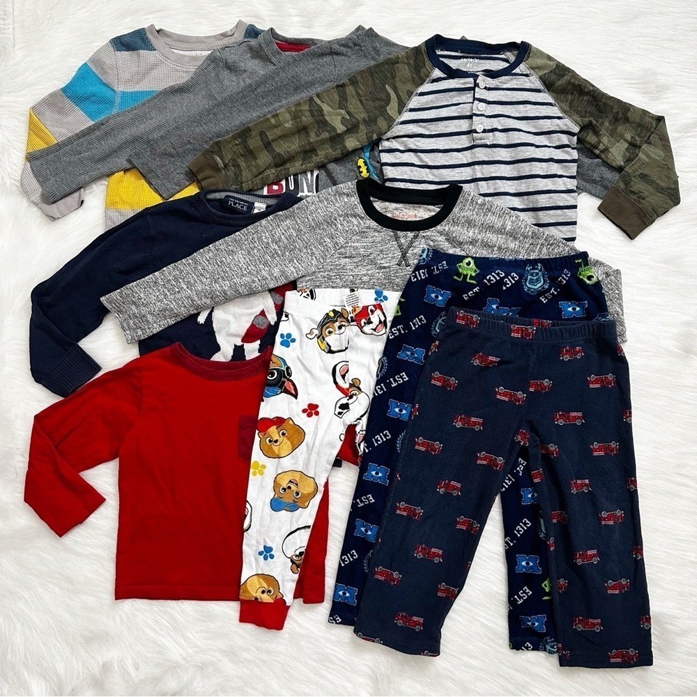 Boys Toddler Size 4T Long Sleeves & Pants Clothes LOT